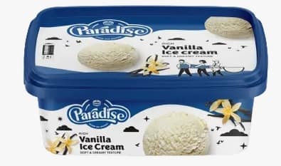 Nestle Paradise Vanilla Ice Cream Tub 850ml