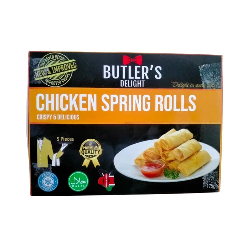 Butler's Delight Chicken Spring Rolls 175g