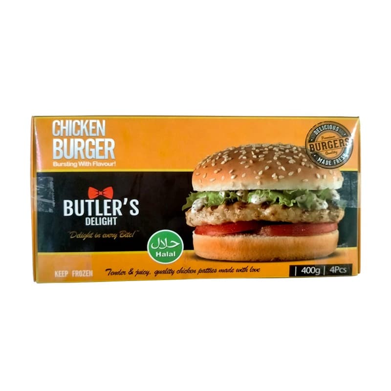 Butler's Delight Chicken Burger 400g
