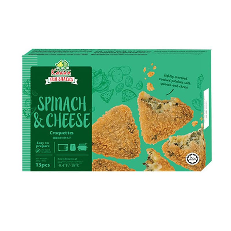 Kawan Spinach & Cheese Croquettes 260g